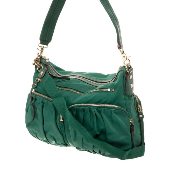 MZ Wallace Emerald Green Shoulder Bag, Large Hayley Bag. Crossbody or shoulder - Picture 10 of 10